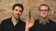 Dan Provost ’07, left, and Thomas Gerhardt ’07 and display the Cosmonaut, an iPad stylus they designed and brought to market.